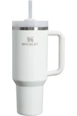 Stanley Quencher Pipetli Termos Bardak 1.18 lt, Buz Beyazı - 1