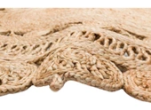 Solo Koleksiyonu Jüt ile üretilen el dokuma sisal kilim CA-109 Natural XW - 3