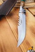 Epoksi Ceviz Sap Outdoor Kamp Bıçağı Çakısı Piknik Bıçak Çakı Mutfak Bıçağı Kılıflı ( KMP-02 ) - 2