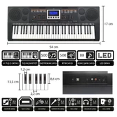 Jwin JTK-3350 61 Tuş Hassasiyetli 5 Oktav Org (Adaptör Hediye) - 5