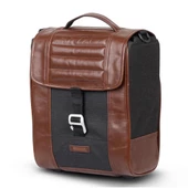 SHAD CAFE RACER KAHVERENGİ RETRO YAN ÇANTA SADDLE BAG X0SR38 - 1