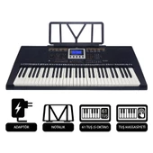 Jwin JTK-3350 61 Tuş Hassasiyetli 5 Oktav Org (Adaptör Hediye) - 1