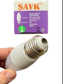 Şavk 5W (37W) 3000K (Sarı Işık) E27 Duylu Led Mum Ampul thumbnail 4