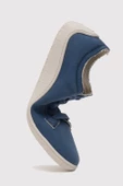 1383 V-BAREFOOT COMFORT KETEN ERKEK AYAKKABI INDIGO MAVI - 8