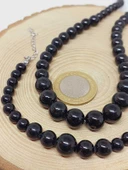 Galaksi Serisi Shungite (Şungit) Taşı Kolye & Bileklik Seti thumbnail 4