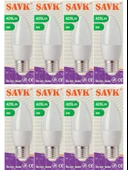 Şavk 5W (37W) 3000K (Sarı Işık) E27 Duylu Led Mum Ampul (8 Adet) - 1