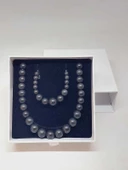 Galaksi Serisi Shungite (Şungit) Taşı Kolye & Bileklik Seti thumbnail 6