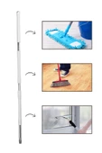 Tüm Vidalı Fırça ve Temizlik Gereçleriyle Uyumlu Mop Sapı, 3 Parçalı, Ayrılabilir, Çok Amaçlı thumbnail 3