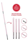 Tüm Vidalı Fırça ve Temizlik Gereçleriyle Uyumlu Mop Sapı, 3 Parçalı, Ayrılabilir, Çok Amaçlı thumbnail 5