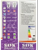 Şavk 5W (37W) 3000K (Sarı Işık) E27 Duylu Led Mum Ampul (8 Adet) - 4