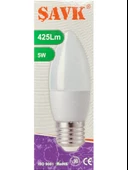 Şavk 5W (37W) 3000K (Sarı Işık) E27 Duylu Led Mum Ampul (8 Adet) - 2