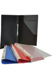 Bafix Halkalı Dosya 2 Halkalı A4 Şeffaf (35 Li Paket) - 1