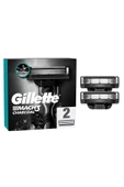 Gillette Mach3 Charcoal Yedek Tıraş Bıçağı 2'li - 1