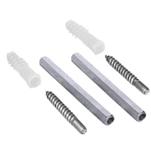 Metal Gizli Raf Tutucu Dekoratif Duvar Bağlantısı 1Çift -10cm - 1