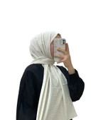 JAKARLI ŞERİT ÇİZGİ DESENLİ ŞAL 1029 - 3