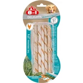 8IN1 Delights Pro Dental Diş Sağlığı için Burgu Çubuk Köpek Ödül Kemiği -55GR - 1
