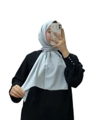 JAKARLI ŞERİT ÇİZGİ DESENLİ ŞAL 1029 - 10