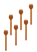 The Mia Abiete Dondurma ve Tatlı Kaşığı Amber 6lı Set - 2