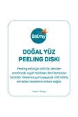 Balmy Doğal Kabak 3'lü Yüz Peeling Diski - 3