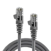NETS DNE-PCU03-C6-0500-GY UTP CAT6 PATCH KABLO 26AWG LSZH BAKIR 5MT GRI - 1
