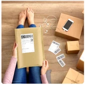 Kraft Kaplı Balonlu (Baloncuklu pat pat) Zarf 17x25+5cm  100 Adet thumbnail 4