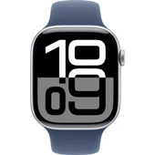 Apple Watch Series 10 Gps 46MM Silver Aluminium Case With Denim Sport Band - M/l - 2