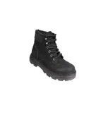 YAZKIŞ Kadın Siyah Ten Mat Cilt Bağcıklı Bileği Lastikli 5cm Kalın Taban Bot thumbnail 1