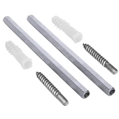 Metal Gizli Raf Tutucu Dekoratif Duvar Bağlantısı 1Çift -14cm - 1