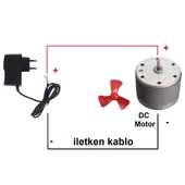 Adaptörlü Basit Motor Deney Seti - Öğrenci Elektrik Devresi thumbnail 4