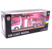 Die Cast Model Çek Bırak Turbo Jet İtfaiye Kamyonu - 4