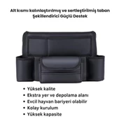 Coofbe Araç Koltuk Arası Organizer Çanta Araç Saklama Kutusu Bardak Tutucu Araç İçi Düzenleyici Çanta - 4