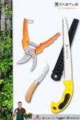 Lz-k5 Budama Makası Budama Testeresi Ve Aşı Çakısı Bıçağı 3 Lü Set - 1