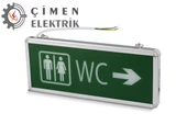 5 Adet Noas YLX 4003 Çift Yönlü Şarjlı 3W Ledli WC Armatürü - 1