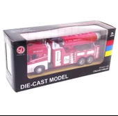 Die Cast Model Çek Bırak Duman Emici İtfaiye Kamyonu - 4
