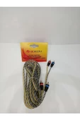 Rca Kablosu 5 Metre – Kaliteli Amfi Rca Ses Aktarım Kablosu - 5 Metre - 1