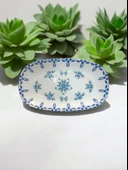Evmutfak Gural porselen 2 li 29 cm dijital desenli kayık tabak ömürlük desen - 1