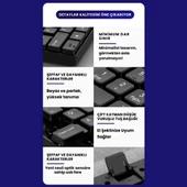 Polham USB Kablolu Sessiz Ofis Ev Tipi Klavye Mouse Seti, Bilek Destekli, Tak Çalıştır Klavye Mouse - 4