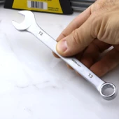 Kombine Anahtar Takımı Seti 12'li Kısa Tip Kombine Ağız Ağızlı Tip Anahtar Chrome Vanadium 12 li - 3