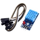 DHT11 Nem Ve Sıcaklık Sensör Modülü - Led'li thumbnail 1