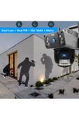 APEX WİFİ 6MP DUAL LENS ( SABİT HAREKETLİ ) GECE GÖRÜŞ INSAN TAKİBİ SESLİ TÜRKÇE APP KAMERA - 3