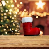 Anahtarlık,yeni yıl anahtarlığı,çorap anahtarlık - 2