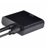 Hdmi to Vga Kablo Monitör Tv Çevirici Dönüştürücü Kablo + Ses Kablo Destekli - 3