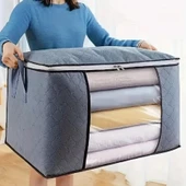 Pencere ve Kulplu 1pc Polyester Giysi Depolama Çantası - 1