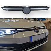 AUTOGP Vw golf 8 R ön panjur ızgara ledli krom şerit 2020+ - 1