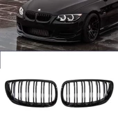 AUTOGP Bmw e92 e93 m3 ön böbrek panjur ızgara 2006 / 2009 çift tırnak - 1