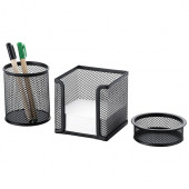 Cassa Tel Masa Seti 3'lü (8915) Renk - Siyah - 1