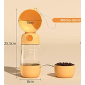Taşınabilir Evcil Hayvan Mama Hazneli Su Matarası - 3
