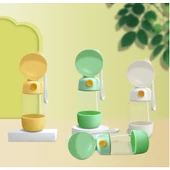 Taşınabilir Evcil Hayvan Mama Hazneli Su Matarası - 1