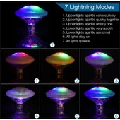 Sıcak LED sualtı gece lambası banyo yüzme havuz ışığı - 2