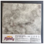 DecoHandy  Pvc Duvar Karosu 30x30cm 4'lü Paket - Mermer Desenli Siyah 0,36m2 - 1
